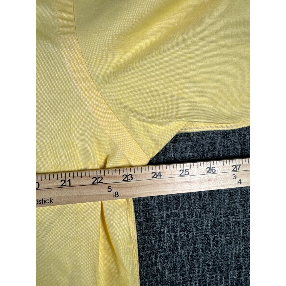 Ralph Lauren Golf Mens Tilden Yellow Cotton Oxford Short Sleeve Shirt Size M - Picture 8 of 12